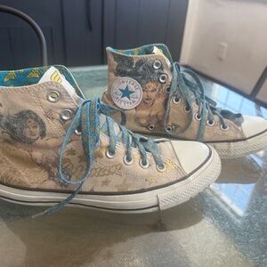 Converse Chuck Taylor All Star Wonder Woman High Top Graphic Sneakers Women's 9